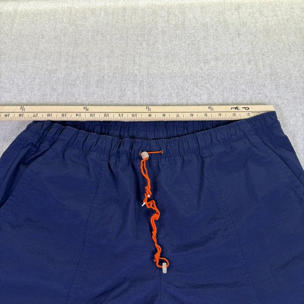 VTG Nike Ripstop Nylon‎ Track Pants Navy Blue Windbreaker Athletic Y2K Mens M